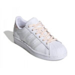 adidas superstar bianco rosa junior FV3761 scarpe basse comode donna ragazza
