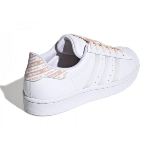 adidas superstar j bianco rosa FV3761 adidas superstar bianco rosa junior FV3761 scarpe basse comode donna ragazza