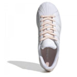 adidas superstar bianco rosa junior FV3761 scarpe basse comode donna ragazza