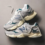 new balance 9060 grigio concrete unisex uomo donna U9060HMS scarpe basse camoscio
