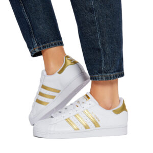 Adidas Superstar Bianco Oro Donna Gold FX7483