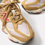 New Balance 9060 Beige Rosa Donna U9060GEA scarpe scamosciate pink