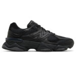 New Balance 9060 Pelle Nero Unisex Uomo Donna