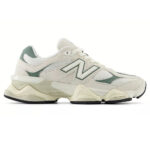 New Balance 9060 Bianco Verde donna uomo unisex U9060EEI scarpe ginnastica bianche