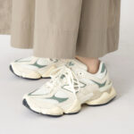 New Balance 9060 Bianco Verde donna uomo unisex U9060EEI scarpe ginnastica bianche