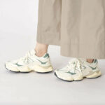 New Balance 9060 Bianco Verde donna uomo unisex U9060EEI scarpe ginnastica bianche