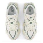 New Balance 9060 Bianco Verde donna uomo unisex U9060EEI scarpe ginnastica bianche