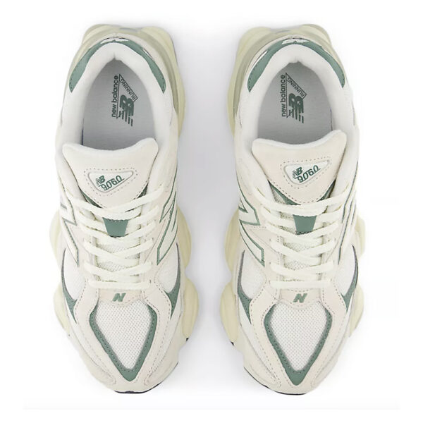 New Balance 9060 Bianco Verde U9060EEI New Balance 9060 Bianco Verde donna uomo unisex U9060EEI scarpe ginnastica bianche