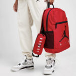 Jordan Air School Rosso Zaino 22 lt 9B0503 R78 scuola media bambini ragazzi