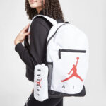 Jordan Air School Bianco Nero Zaino 22 lt 9B0503 001 scuola media bambini astuccio