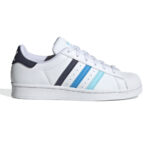 adidas superstar bianco blu GY9327 scarpe ragazzi donna scuola maschi sport