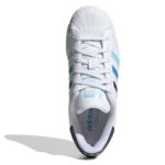 adidas superstar bianco blu GY9327 scarpe ragazzi donna scuola maschi sport