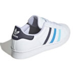 adidas superstar bianco blu GY9327 scarpe ragazzi donna scuola maschi sport