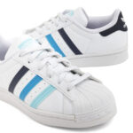 adidas superstar bianco blu GY9327 scarpe ragazzi donna scuola maschi sport