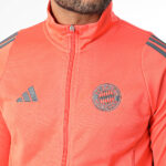 Adidas Bayern Monaco Tuta Completa Arancione Grigio JN7967 allenamento calcio sport uomo