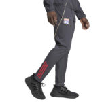 Adidas Olympique Lyonnais Tuta Completa Nero Fumo JL9479/JL9451 uomo ragazzi calcio sport microfibra