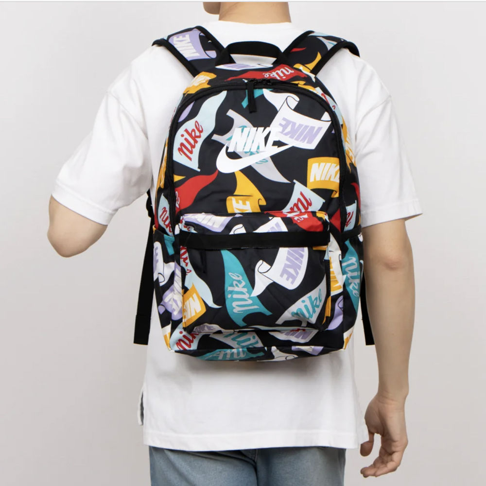 Nike Heritage Nero Multicolor 25 lt Zaino HJ8322 010