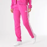 Adidas 3 Stripes Essentials Tuta Completa Fuxia Donna JD5436 acetata palestra ginnastica sport danza pallavolo