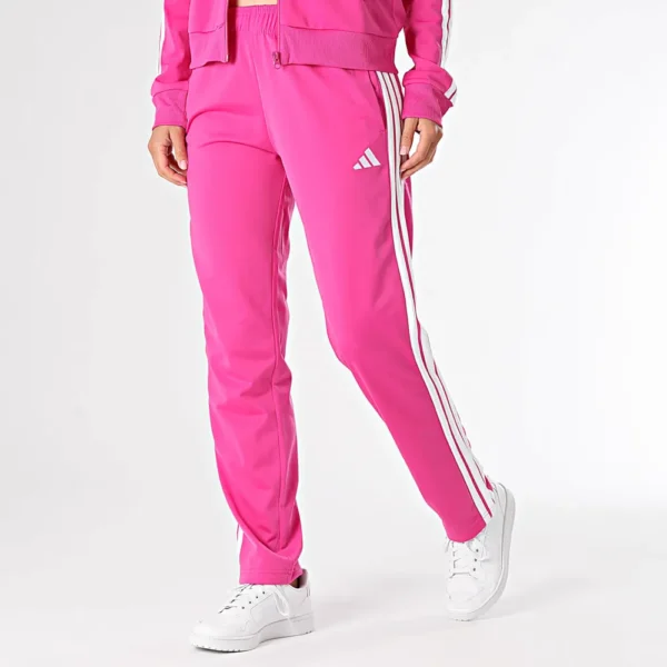 Adidas 3 Stripes Essentials Tuta Completa Fuxia Donna JD5436 acetata palestra ginnastica sport danza pallavolo