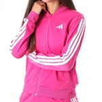 Adidas 3 Stripes Essentials Tuta Completa Fuxia Donna JD5436 acetata palestra ginnastica sport danza pallavolo