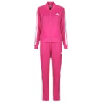 Adidas 3 Stripes Essentials Tuta Completa Fuxia Donna JD5436 acetata palestra ginnastica sport danza pallavolo