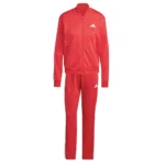 Adidas 3 Stripes Essentials Tuta Completa Rosso Donna JD2684 acetato palestra ginnastica pilates