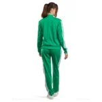 Adidas 3 Stripes Essentials Tuta Completa Verde Donna - immagine 4