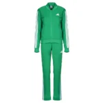 Adidas 3 Stripes Essentials Tuta Completa Verde Donna - immagine 3