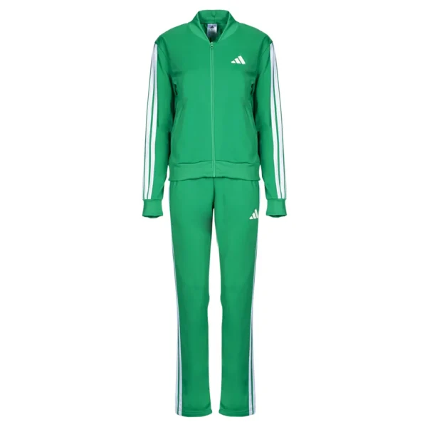 Adidas 3 Stripes Essentials Tuta Completa Verde Donna - immagine 3