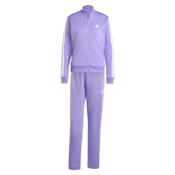 Adidas 3 Stripes Essentials Tuta Completa Viola Donna - immagine 7