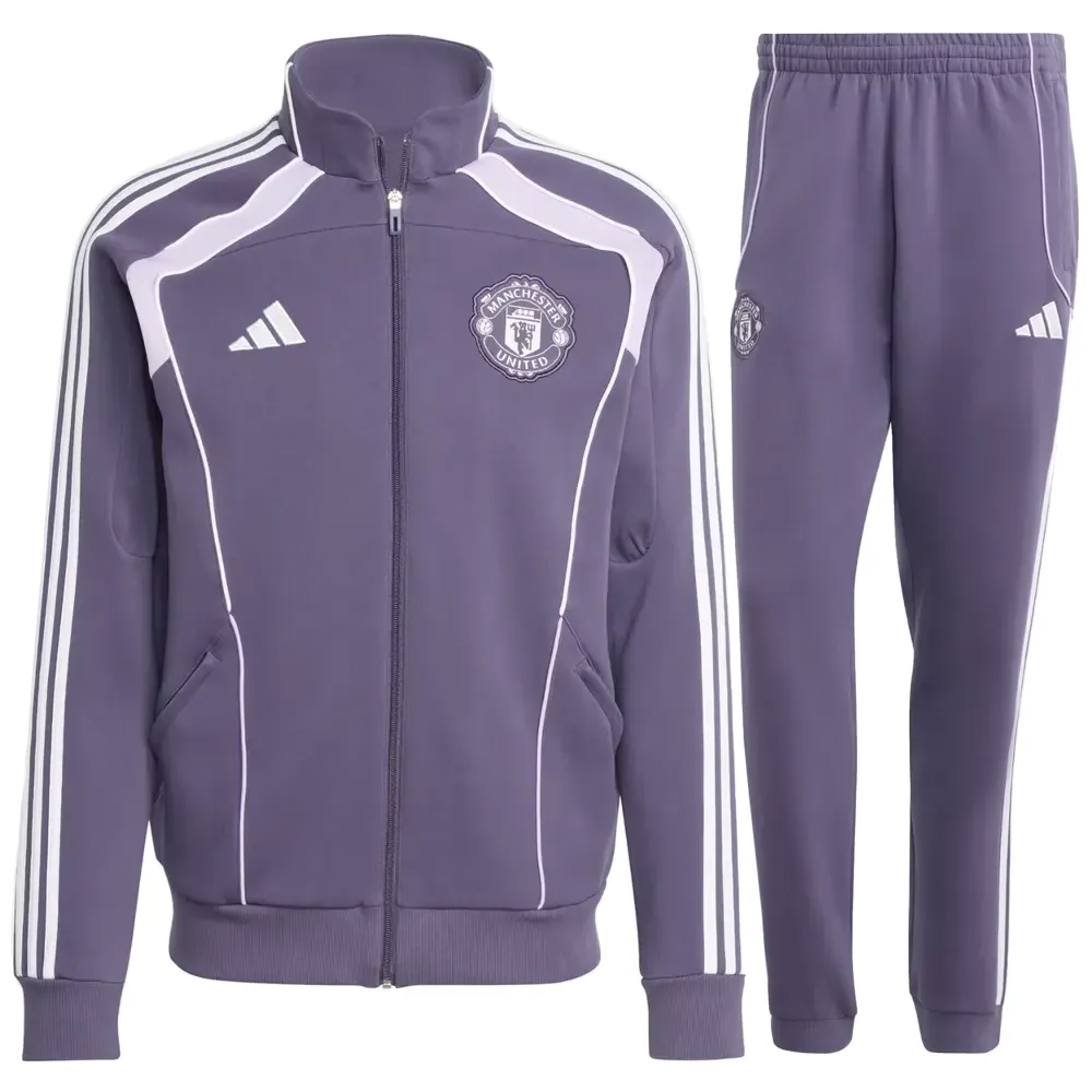 Adidas Manchester United Tuta Completa Viola Uomo JN2827 - 1 Adidas Manchester United Tuta Completa Viola Uomo - immagine 1