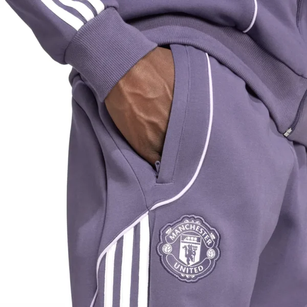 Adidas Manchester United Tuta Completa Viola Uomo - immagine 4
