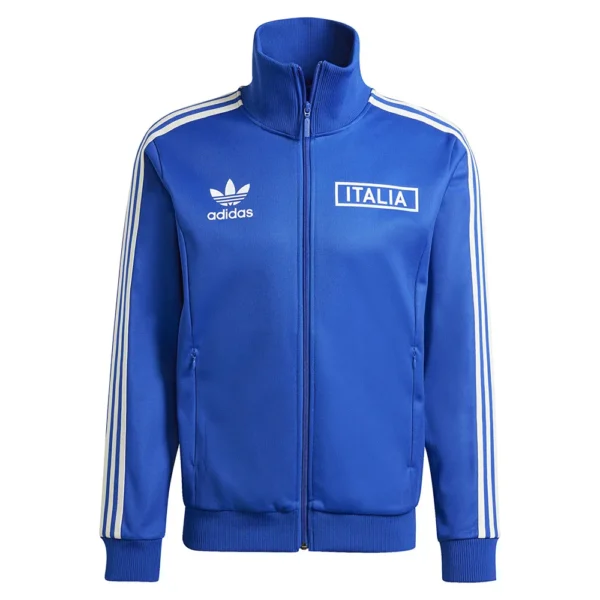 Adidas Italia Beckenbauer Tuta Completa Blu Uomo IU2122/IU2121 nazionale calcio italia squadra