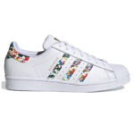 Adidas SUPERSTAR Bianco Multicolor Uomo FX5540 scarpe sportive ginnastica palestra