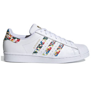 Adidas SUPERSTAR Bianco Multicolor Uomo FX5540 scarpe sportive ginnastica palestra