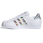 Adidas SUPERSTAR Bianco Multicolor Uomo FX5540 scarpe sportive ginnastica palestra