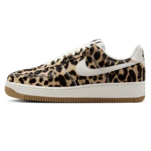 Nike Air Force 1 07 Brown Leopard Donna IB7695 200 scarpe scuola casual