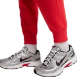 Nike Club Fleece Tuta Completa Rosso Cappuccio Uomo FN3866-657/FN3801-657 Cotone garzato sport palestra ginnastica