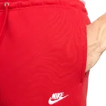 Nike Club Fleece Tuta Completa Rosso Cappuccio Uomo FN3866-657/FN3801-657 Cotone garzato sport palestra ginnastica