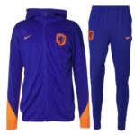 Nike Olanda Tuta Completa Blu Arancione Cappuccio Uomo FJ2353-455
