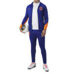 Nike Olanda Tuta Completa Blu Arancione Cappuccio Uomo FJ2353-455