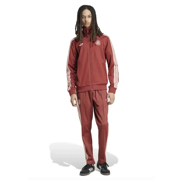 Adidas Bayern Monaco Tuta Completa Rosso Uomo IY0047/IY0048 squadra calcio acetato