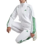 Adidas Stadium Tuta Completa Bianco Verde Donna - immagine 2