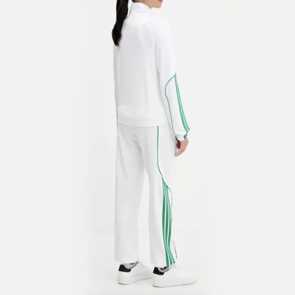 Adidas Stadium Tuta Completa Bianco Verde Donna - immagine 8