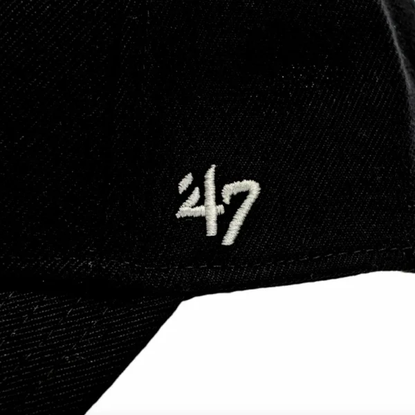 47 cappellino Chicago white sox B-MVP06WBV-BKE nero bianco - 3 47 Brand Cappellino MVP Chicago White Sox Nero Bianco - immagine 4