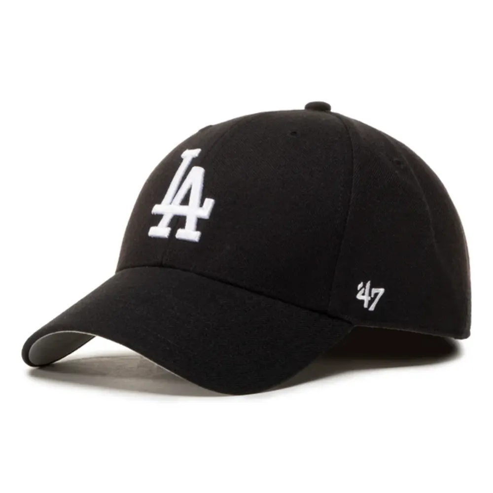 47 cappellino Los Angeles Dodgers B-MVP12WBW-BKJ nero bianco - 1 47 Brand Cappellino MVP Los Angeles Dodgers Nero Bianco B-MVP12WBV-BKJ