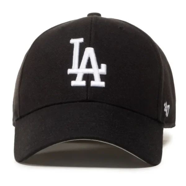 47 cappellino Los Angeles Dodgers B-MVP12WBW-BKJ nero bianco - 3 47 Brand Cappellino MVP Los Angeles Dodgers Nero Bianco B-MVP12WBV-BKJ