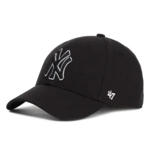 47 Brand Cappellino MVP New York Yankees Nero Bianco B-MVPSP17WBP-BKC