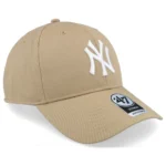 47 Brand Cappellino MVP New York Yankees Beige Bianco B-RAC17CTP-KH