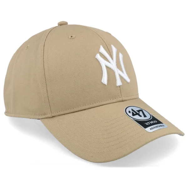 47 cappellino New York Yankees B-RAC17CTP-KH beige bianco - 2 47 Brand Cappellino MVP New York Yankees Beige Bianco B-RAC17CTP-KH